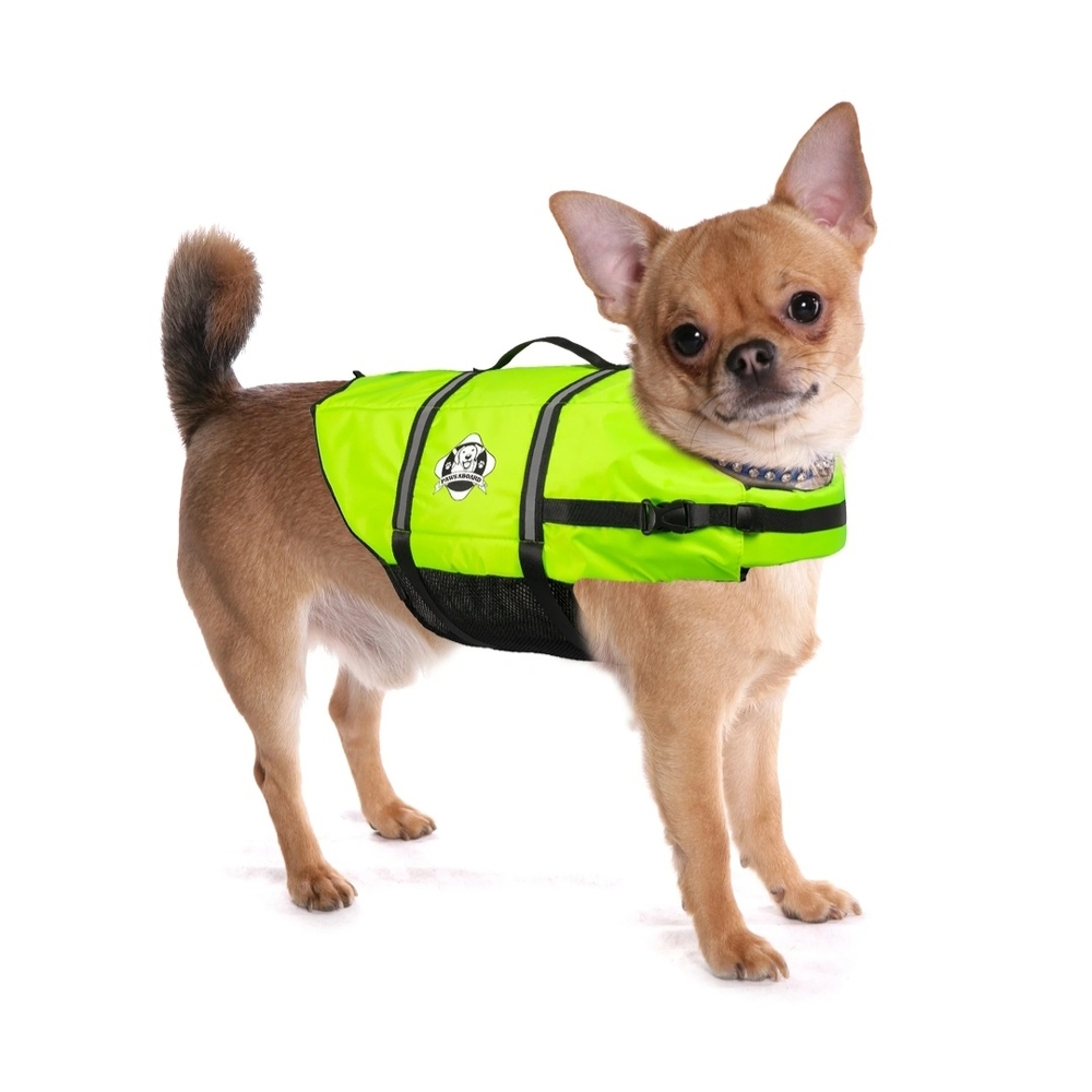 Neon Green Dog Life Jacket